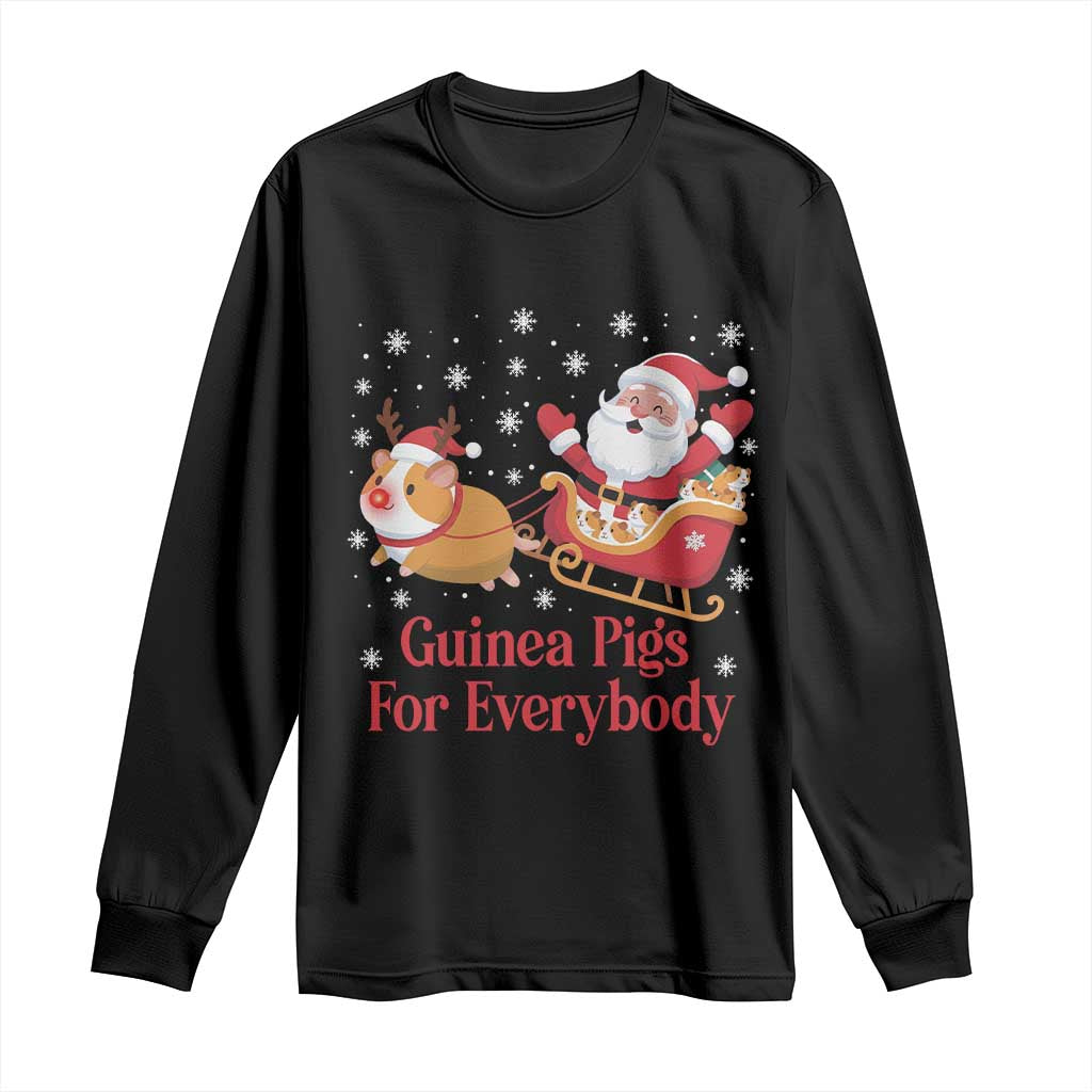 Guinea Pigs For Everybody Long Sleeve Shirt Funny Xmas Gift - Wonder Print Shop