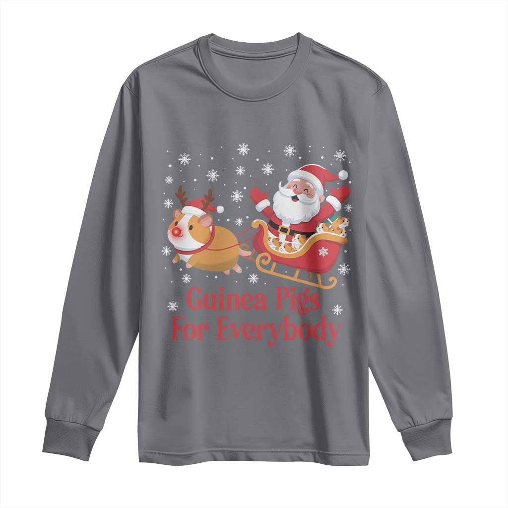Guinea Pigs For Everybody Long Sleeve Shirt Funny Xmas Gift - Wonder Print Shop