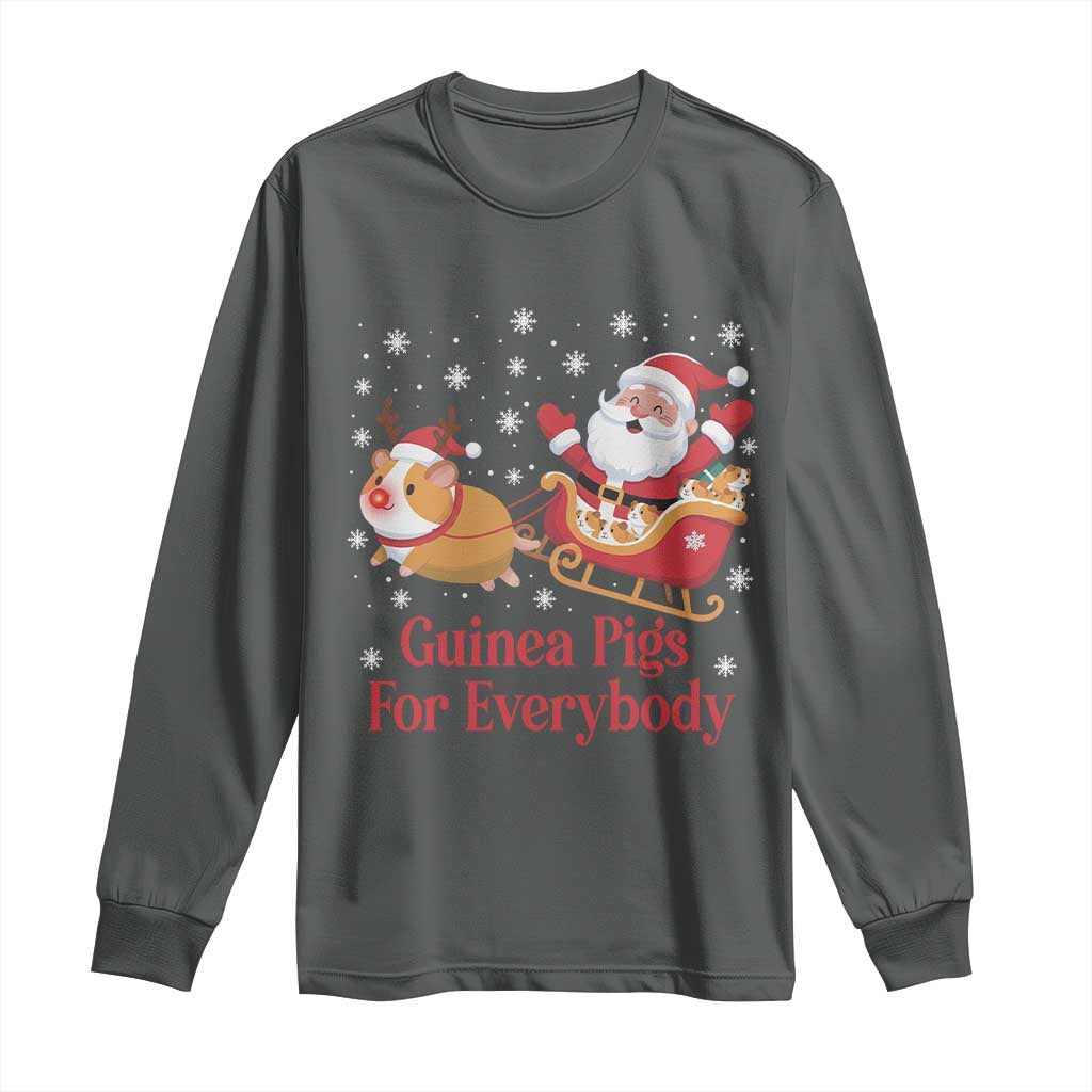 Guinea Pigs For Everybody Long Sleeve Shirt Funny Xmas Gift - Wonder Print Shop