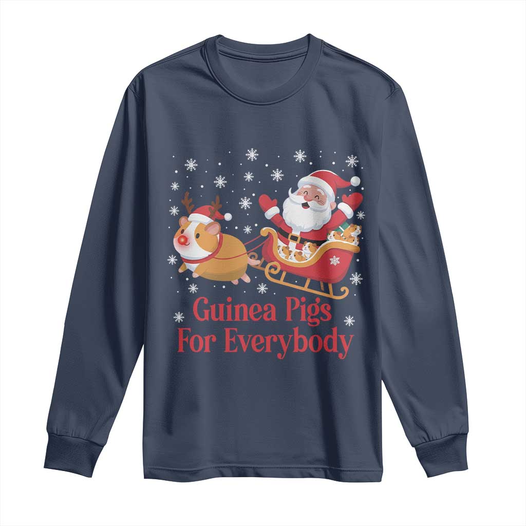 Guinea Pigs For Everybody Long Sleeve Shirt Funny Xmas Gift - Wonder Print Shop