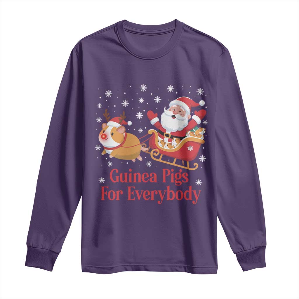 Guinea Pigs For Everybody Long Sleeve Shirt Funny Xmas Gift - Wonder Print Shop