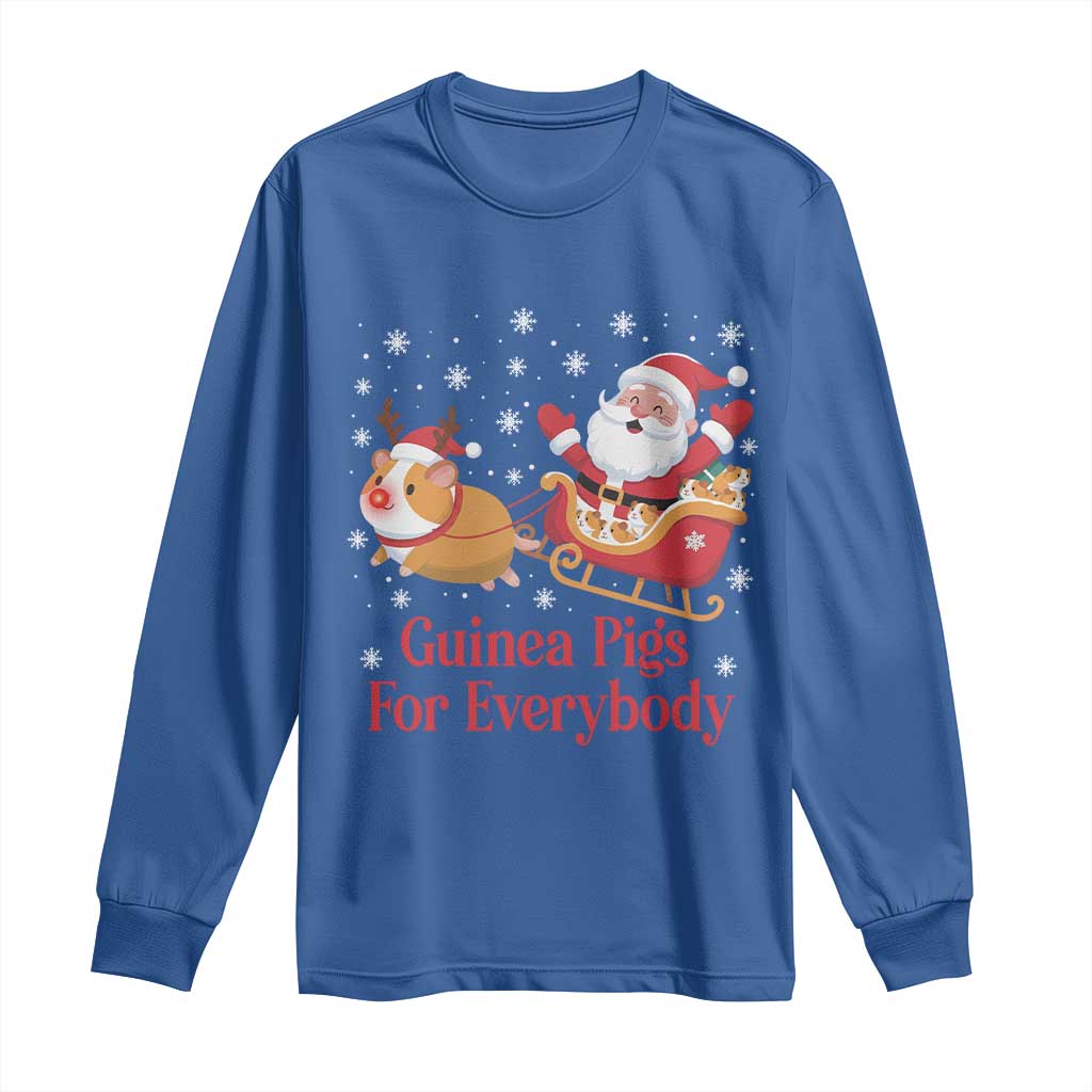 Guinea Pigs For Everybody Long Sleeve Shirt Funny Xmas Gift - Wonder Print Shop