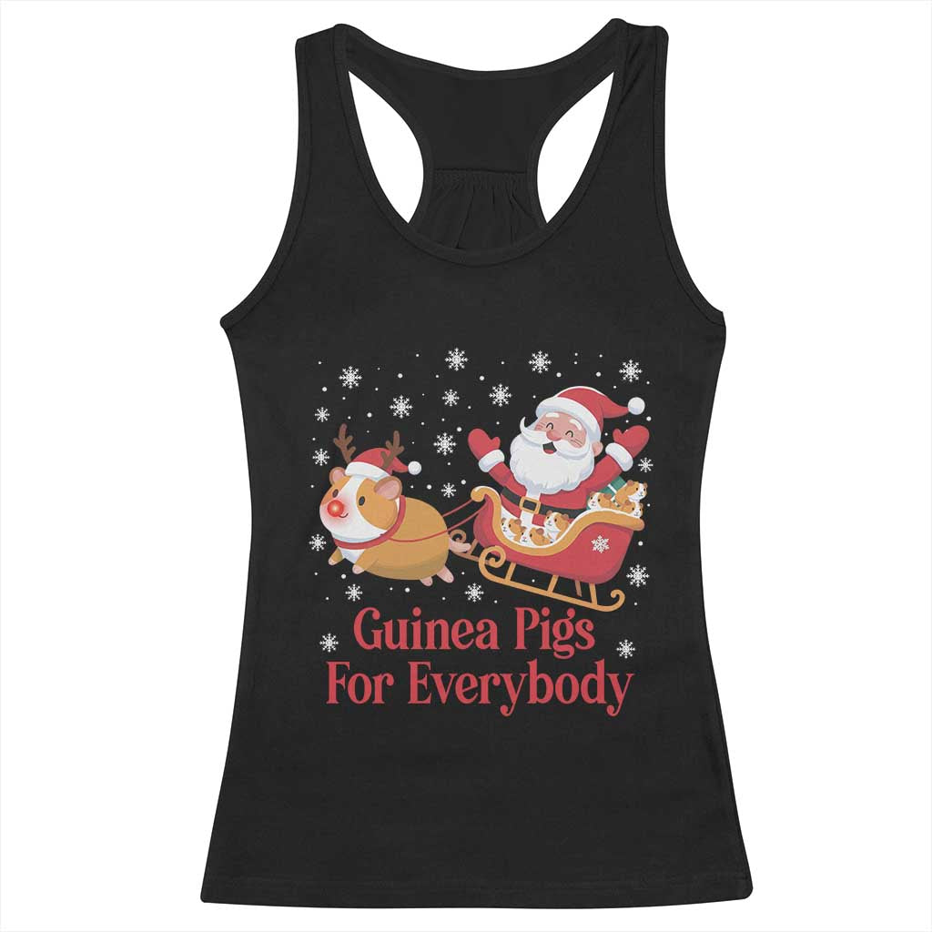 Guinea Pigs For Everybody Racerback Tank Top Funny Xmas Gift - Wonder Print Shop