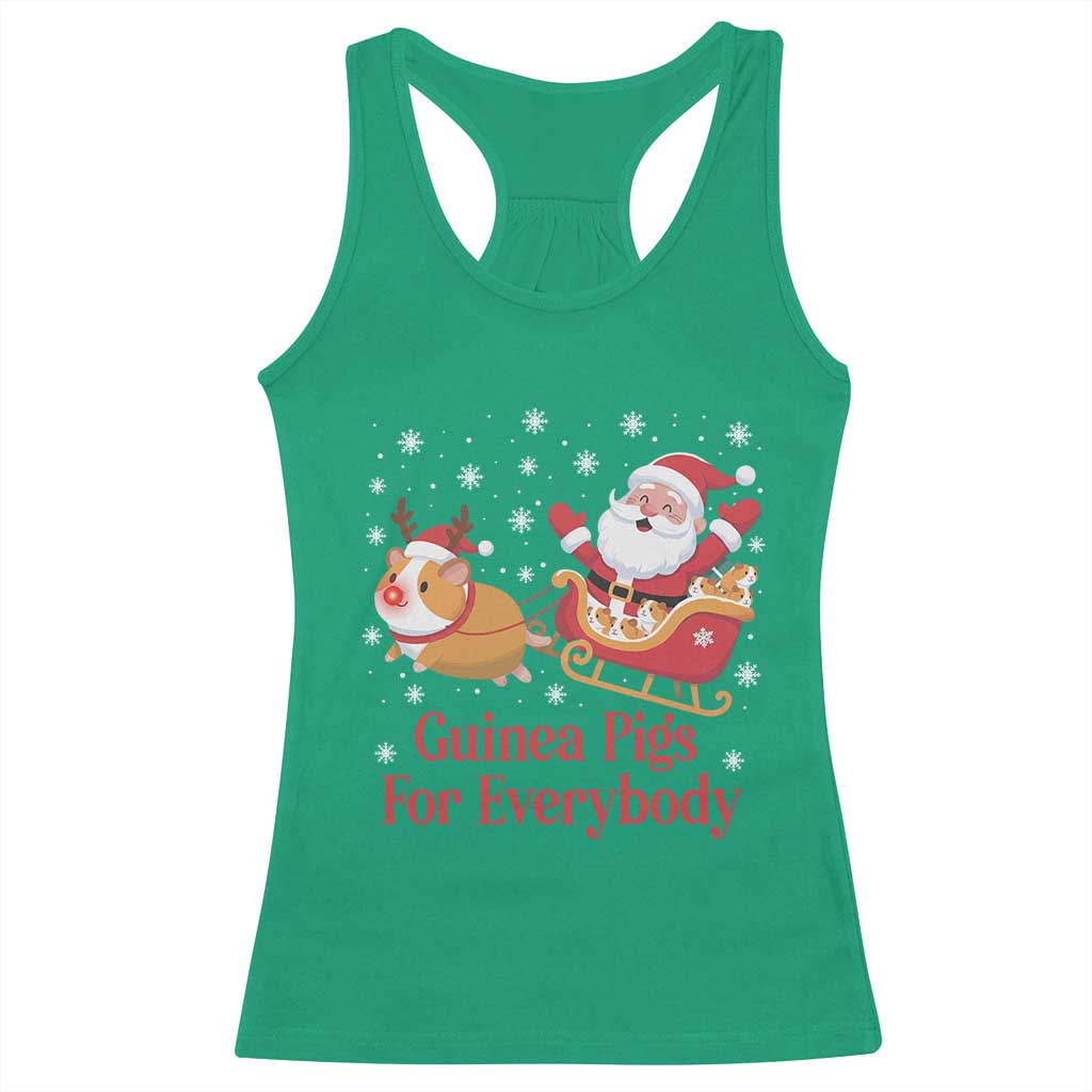 Guinea Pigs For Everybody Racerback Tank Top Funny Xmas Gift - Wonder Print Shop
