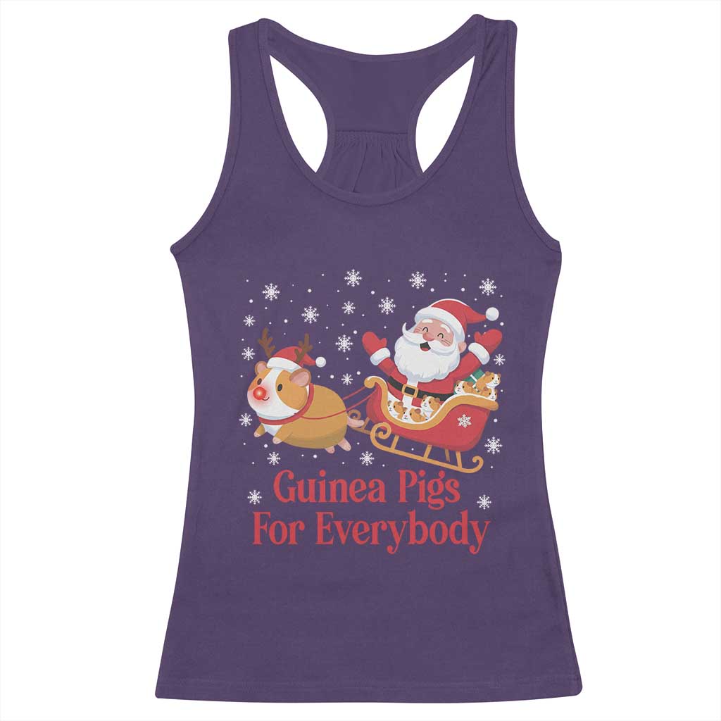 Guinea Pigs For Everybody Racerback Tank Top Funny Xmas Gift - Wonder Print Shop