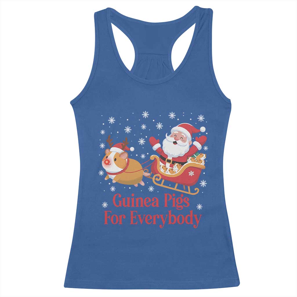 Guinea Pigs For Everybody Racerback Tank Top Funny Xmas Gift - Wonder Print Shop