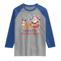 Guinea Pigs For Everybody Raglan Shirt Funny Xmas Gift - Wonder Print Shop