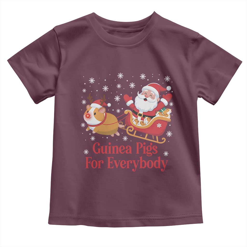 Guinea Pigs For Everybody Toddler T Shirt Funny Xmas Gift - Wonder Print Shop