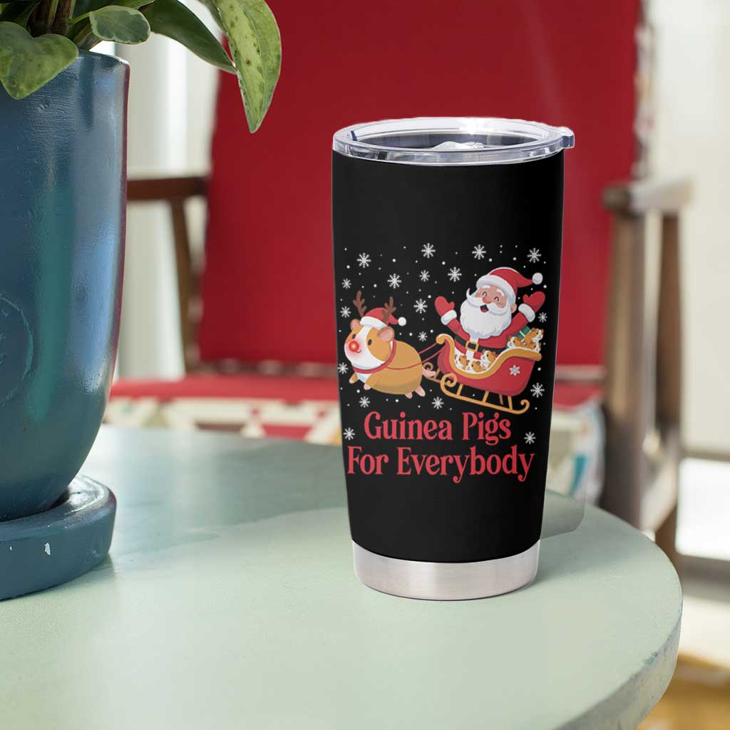 Guinea Pigs For Everybody Tumbler Cup Funny Xmas Gift - Wonder Print Shop