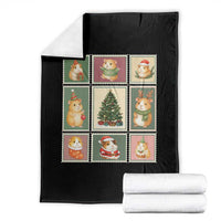 Tis The Season To Be Wheeky Throw Blanket Christmas Guinea Pig Gift - Wonder Print Shop