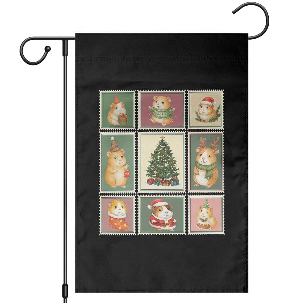 Tis The Season To Be Wheeky Garden Flag Christmas Guinea Pig Gift - Wonder Print Shop
