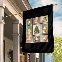 Tis The Season To Be Wheeky Garden Flag Christmas Guinea Pig Gift - Wonder Print Shop