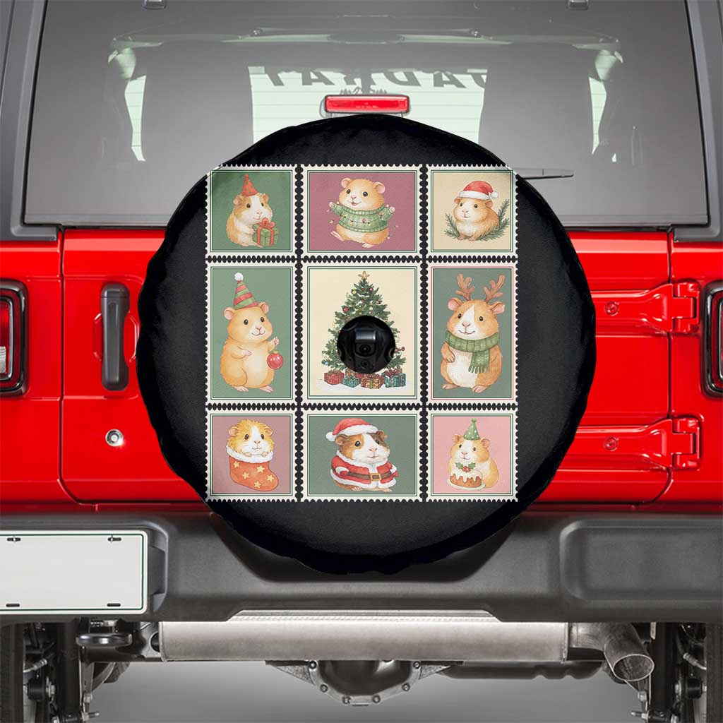 Tis The Season To Be Wheeky Spare Tire Cover Christmas Guinea Pig Gift - Wonder Print Shop