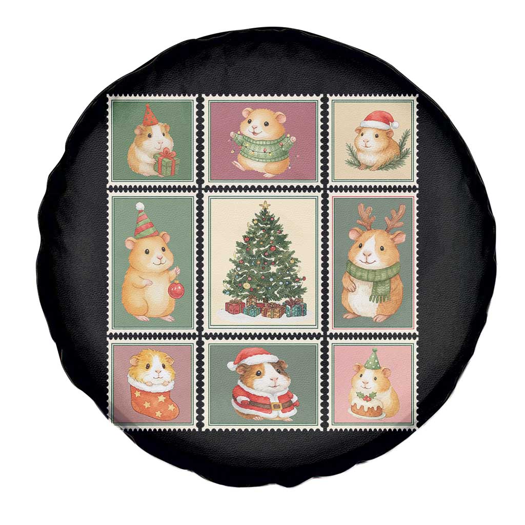Tis The Season To Be Wheeky Spare Tire Cover Christmas Guinea Pig Gift - Wonder Print Shop
