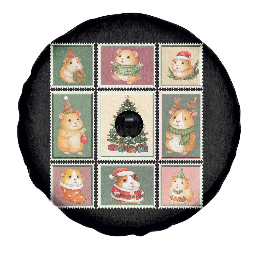 Tis The Season To Be Wheeky Spare Tire Cover Christmas Guinea Pig Gift - Wonder Print Shop