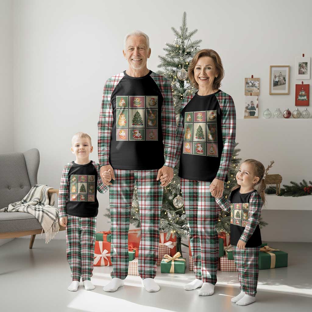 Tis The Season To Be Wheeky Plaid Pajama Set Christmas Guinea Pig Gift - Wonder Print Shop