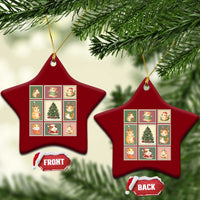 Tis The Season To Be Wheeky Ceramic Ornament Christmas Guinea Pig Gift - Wonder Print Shop