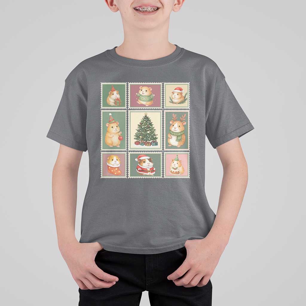 Tis The Season To Be Wheeky T Shirt For Kid Christmas Guinea Pig Gift - Wonder Print Shop