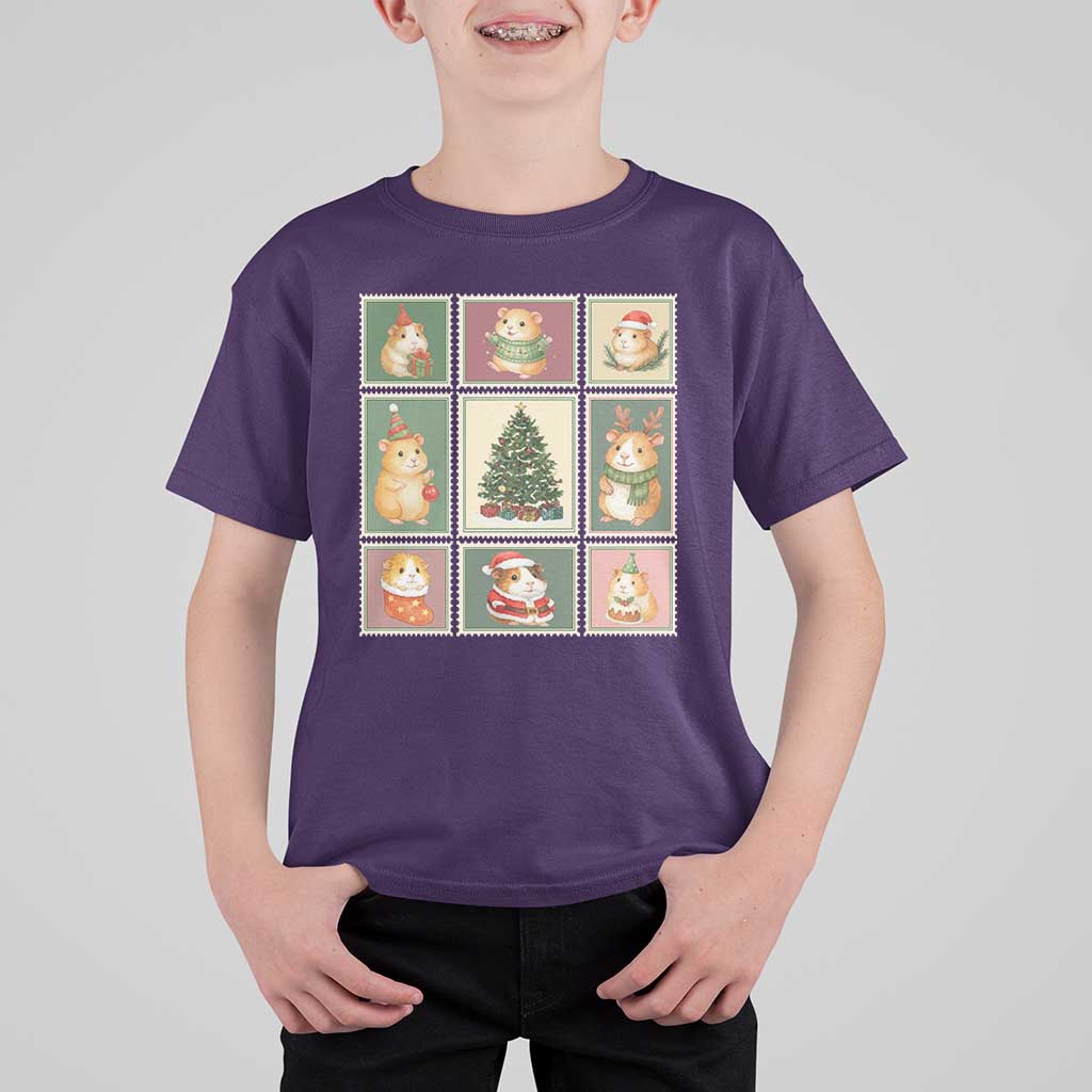 Tis The Season To Be Wheeky T Shirt For Kid Christmas Guinea Pig Gift - Wonder Print Shop