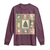 Tis The Season To Be Wheeky Long Sleeve Shirt Christmas Guinea Pig Gift - Wonder Print Shop