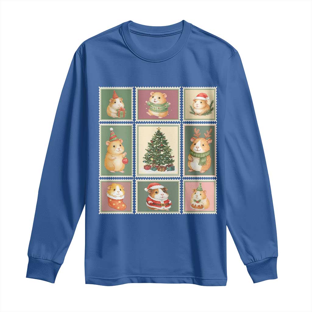 Tis The Season To Be Wheeky Long Sleeve Shirt Christmas Guinea Pig Gift - Wonder Print Shop
