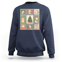 Tis The Season To Be Wheeky Sweatshirt Christmas Guinea Pig Gift - Wonder Print Shop