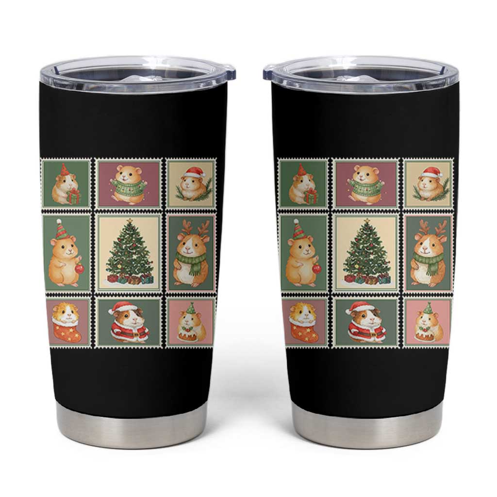 Tis The Season To Be Wheeky Tumbler Cup Christmas Guinea Pig Gift - Wonder Print Shop