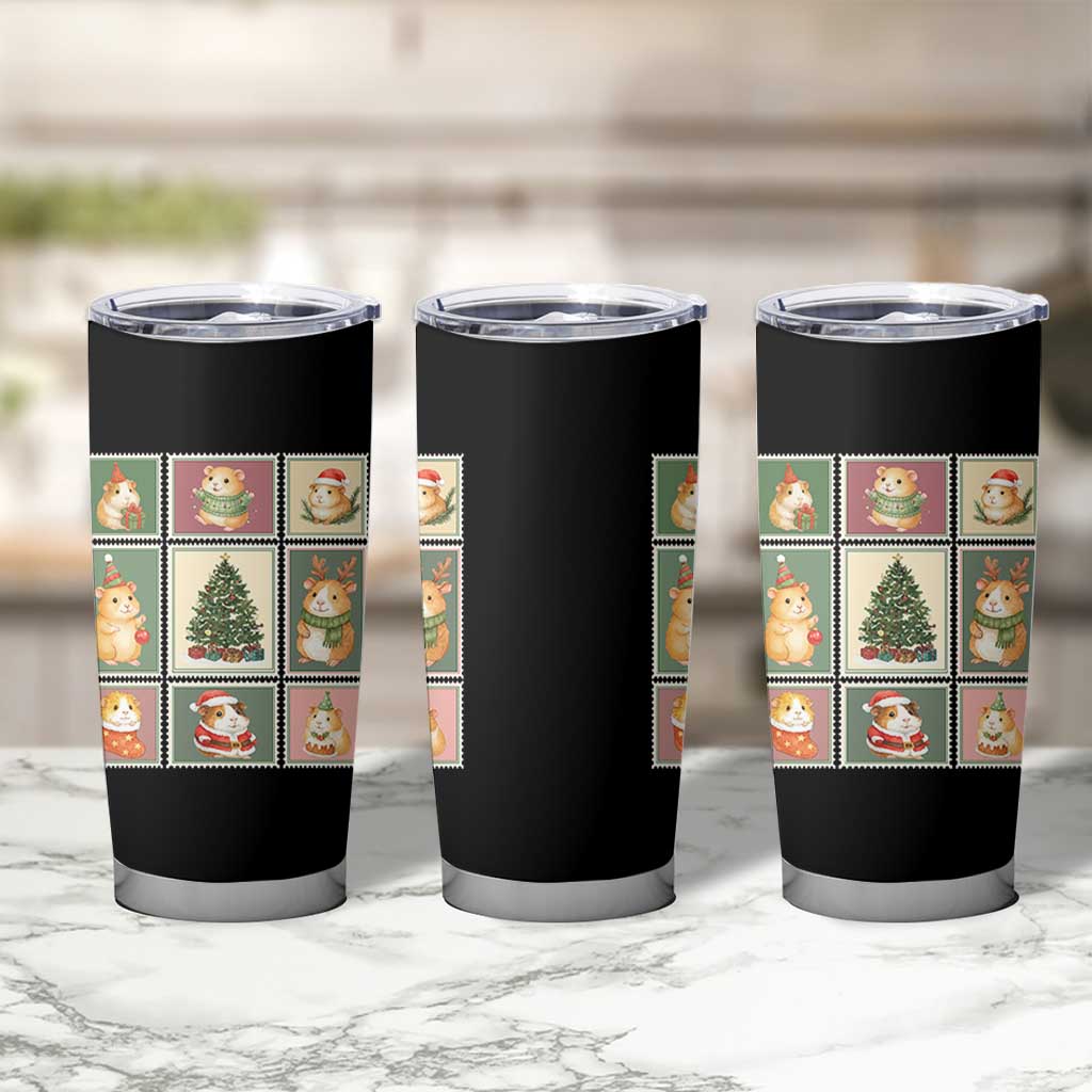 Tis The Season To Be Wheeky Tumbler Cup Christmas Guinea Pig Gift - Wonder Print Shop