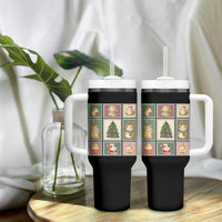 Tis The Season To Be Wheeky Tumbler With Handle Christmas Guinea Pig Gift - Wonder Print Shop