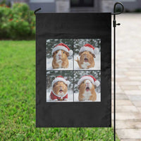 Funny Guinea Pig With Santa Hat Photobooth Garden Flag Christmas Gift - Wonder Print Shop