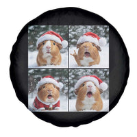Funny Guinea Pig With Santa Hat Photobooth Spare Tire Cover Christmas Gift - Wonder Print Shop