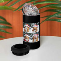 Funny Guinea Pig With Santa Hat Photobooth 4 in 1 Can Cooler Tumbler Christmas Gift - Wonder Print Shop
