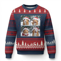 Funny Guinea Pig With Santa Hat Photobooth Ugly Christmas Sweater Christmas Gift - Wonder Print Shop