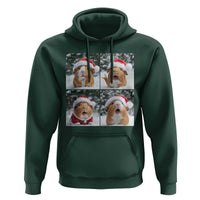 Funny Guinea Pig With Santa Hat Photobooth Hoodie Christmas Gift - Wonder Print Shop