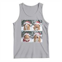 Funny Guinea Pig With Santa Hat Photobooth Tank Top Christmas Gift - Wonder Print Shop