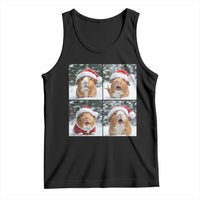 Funny Guinea Pig With Santa Hat Photobooth Tank Top Christmas Gift - Wonder Print Shop