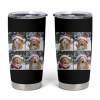 Funny Guinea Pig With Santa Hat Photobooth Tumbler Cup Christmas Gift - Wonder Print Shop