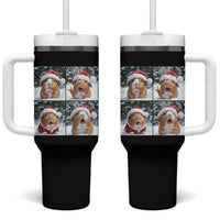 Funny Guinea Pig With Santa Hat Photobooth Tumbler With Handle Christmas Gift - Wonder Print Shop