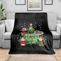 Wheek Wheek Guinea Pig Christmas Outfit Throw Blanket Cavy Lover Gift - Wonder Print Shop