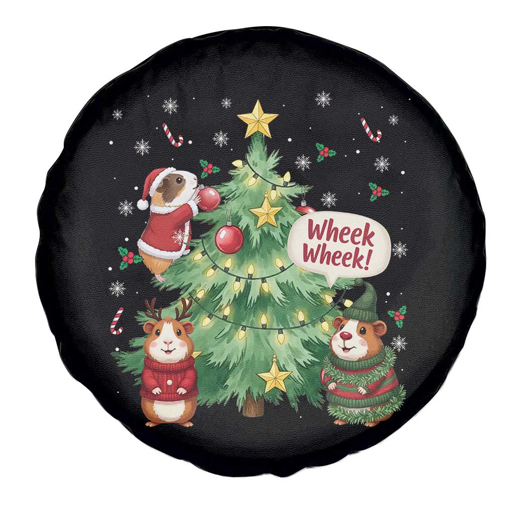 Wheek Wheek Guinea Pig Christmas Outfit Spare Tire Cover Cavy Lover Gift - Wonder Print Shop