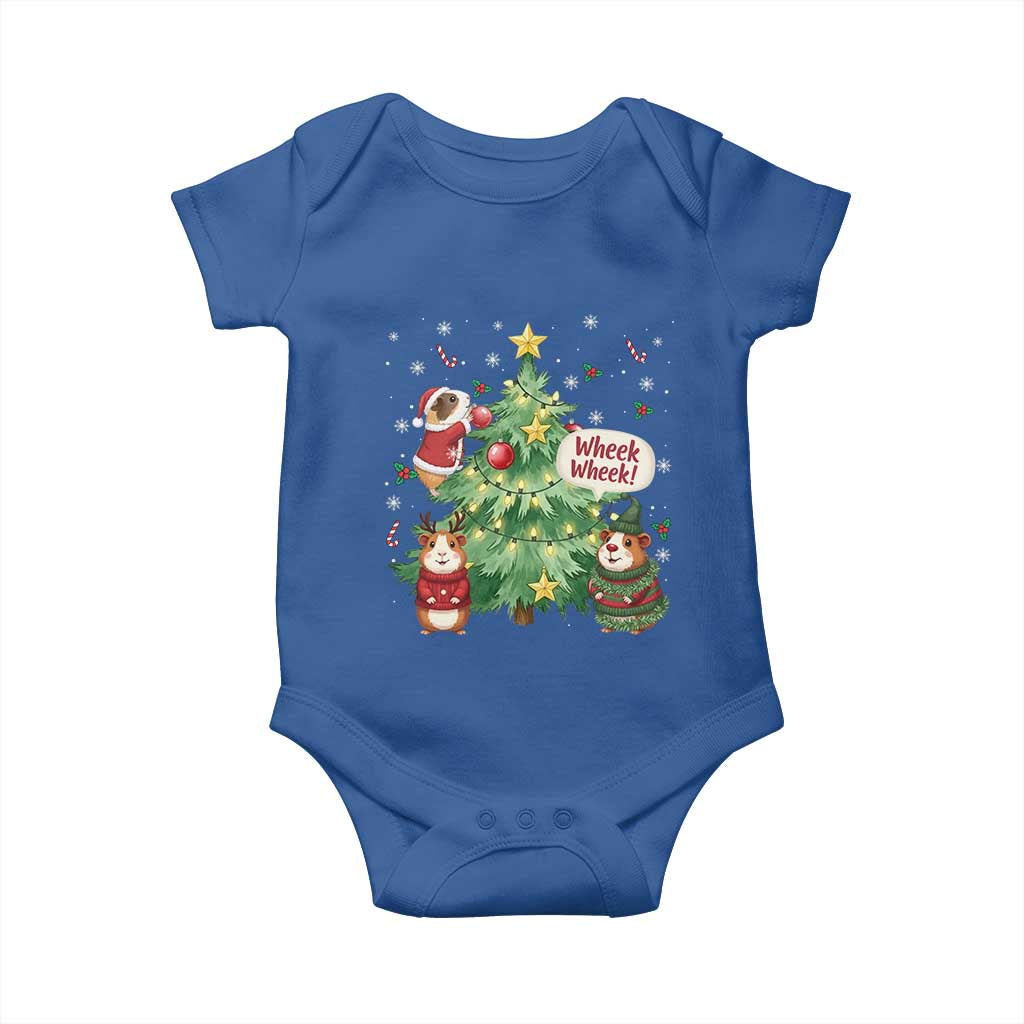 Wheek Wheek Guinea Pig Christmas Outfit Baby Onesie Cavy Lover Gift - Wonder Print Shop