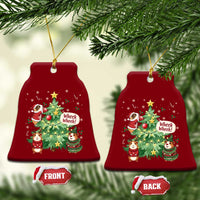 Wheek Wheek Guinea Pig Christmas Outfit Ceramic Ornament Cavy Lover Gift - Wonder Print Shop