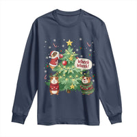 Wheek Wheek Guinea Pig Christmas Outfit Long Sleeve Shirt Cavy Lover Gift - Wonder Print Shop
