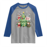 Wheek Wheek Guinea Pig Christmas Outfit Raglan Shirt Cavy Lover Gift - Wonder Print Shop