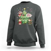 Wheek Wheek Guinea Pig Christmas Outfit Sweatshirt Cavy Lover Gift - Wonder Print Shop
