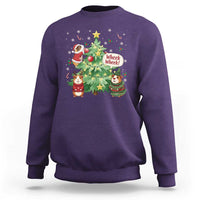 Wheek Wheek Guinea Pig Christmas Outfit Sweatshirt Cavy Lover Gift - Wonder Print Shop