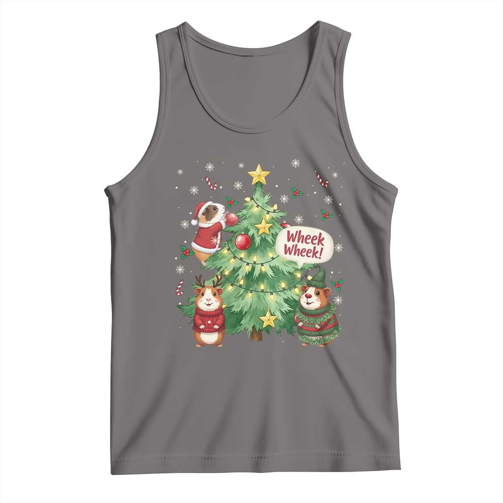 Wheek Wheek Guinea Pig Christmas Outfit Tank Top Cavy Lover Gift - Wonder Print Shop