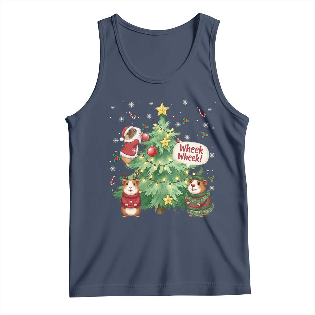 Wheek Wheek Guinea Pig Christmas Outfit Tank Top Cavy Lover Gift - Wonder Print Shop