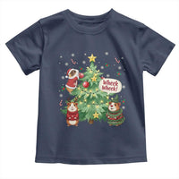 Wheek Wheek Guinea Pig Christmas Outfit Toddler T Shirt Cavy Lover Gift - Wonder Print Shop