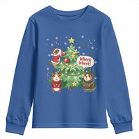 Wheek Wheek Guinea Pig Christmas Outfit Youth Sweatshirt Cavy Lover Gift - Wonder Print Shop